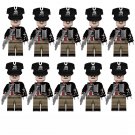 10pcs Prussian Skeleton Hussars Minifigures Lego Compatible Napoleonic Wars Set