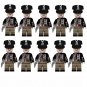 10pcs Prussian Skeleton Hussars Minifigures Lego Compatible Napoleonic Wars Set
