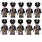 10pcs Prussian Skeleton Hussars Minifigures Lego Compatible Napoleonic Wars Set