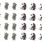 Roman Archer and Ancient Chinese Soldiers Minifigures Lego Compatible Military Set