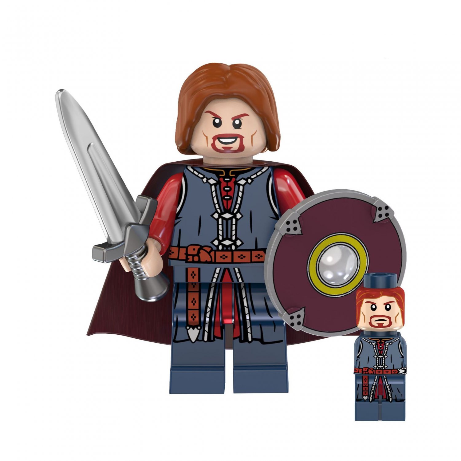 New Boromir Minifigures Lego Compatible The Lord of the Rings Minifigure