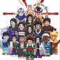 16pcs Kimetsu No Yaiba Demon Slayer Character Minifigures Lego Compatible Comic Set