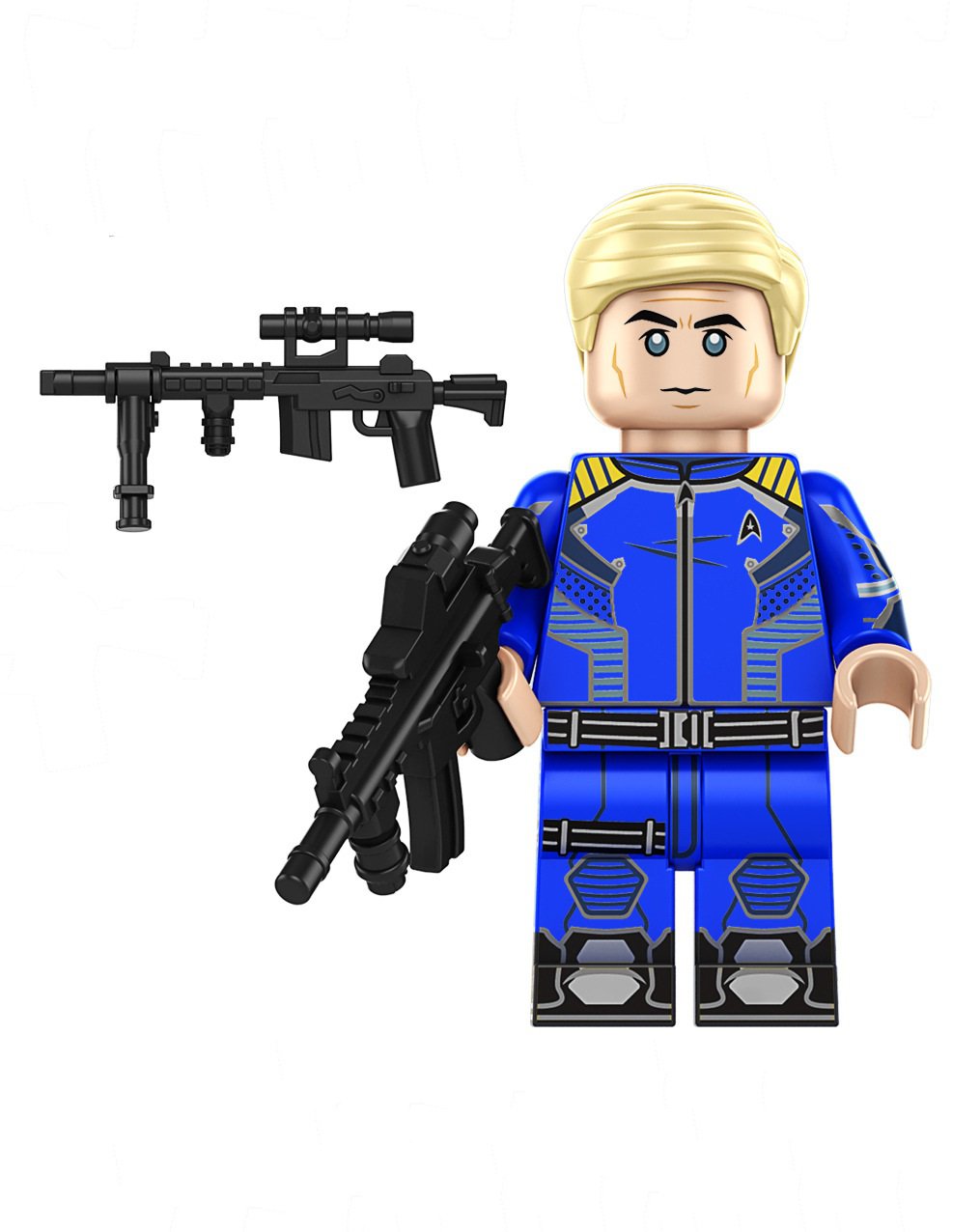 Captain James T.Kirk Minifigures Lego Compatible Star Trek Minifigure
