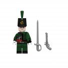 Officer of the 95th Regiment Minifigures Lego Compatible Napoleonic Wars Minifigure