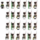 25pcs Russian artillery Russian artillery officer Minifigures Lego Compatible Napoleonic Wars Set
