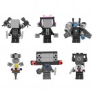 Titan Female TV Person Boombox Man God TV Man Boss Minifigures Lego Compatible Game Set