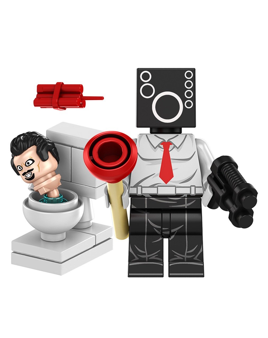 Audio Man Minifigures Lego Compatible Toy