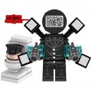 Television Person Minifigures Lego Compatible Toy