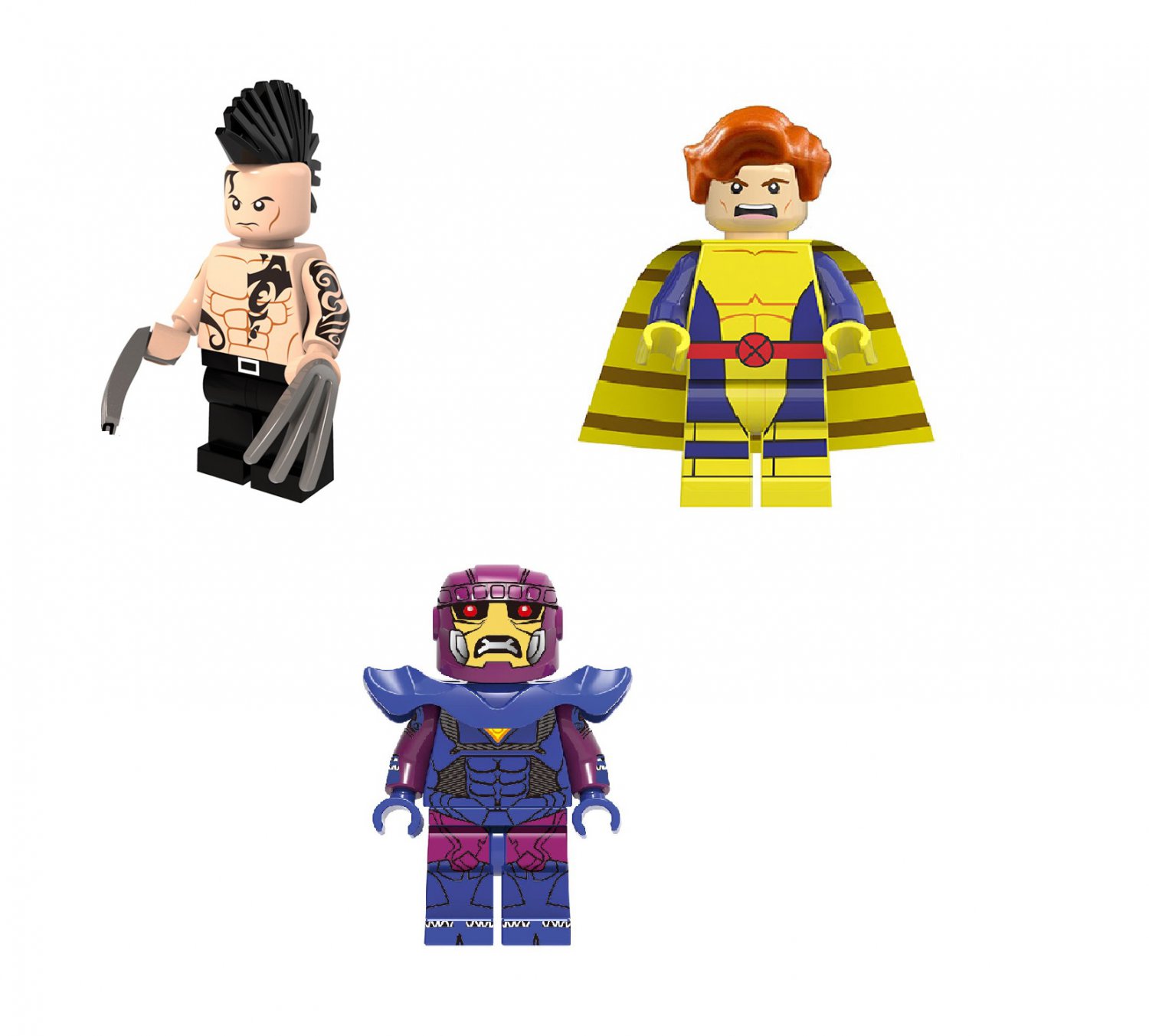 Daken Banshee Sentry Minifigures Lego Compatible Horsemen of Death Set