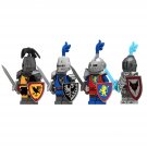 Raven Knight Black Hawk Knight Dark Knight Minifigures Lego Compatible Medieval Knights Set