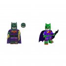 2 Best Joker Imposter Batman Minifigures Lego Compatible Batman movie Set