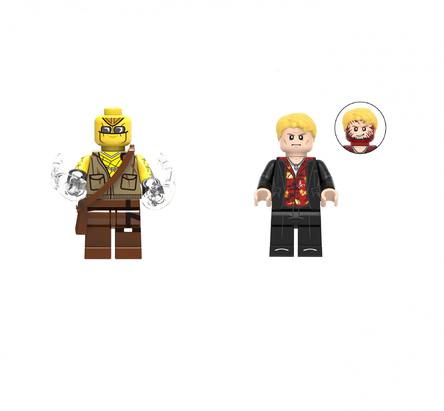 Shocker and Cletus Kasady Minifigures Lego Compatible Super Heroes Set