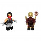 Elektra and Daredevil Minifigures Lego Compatible Daredevil Set