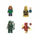 Cyclone Doctor Fate Arrow Flash Minifigures Lego Compatible Justice Society of America Set