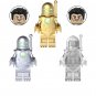 Silver Golden Iron Man MK1 Minifigures Lego Compatible New Iron Man Set