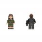 Peggy Carter and Nick Fury Minifigures Lego Compatible Agents of S.H.I.E.L.D Set