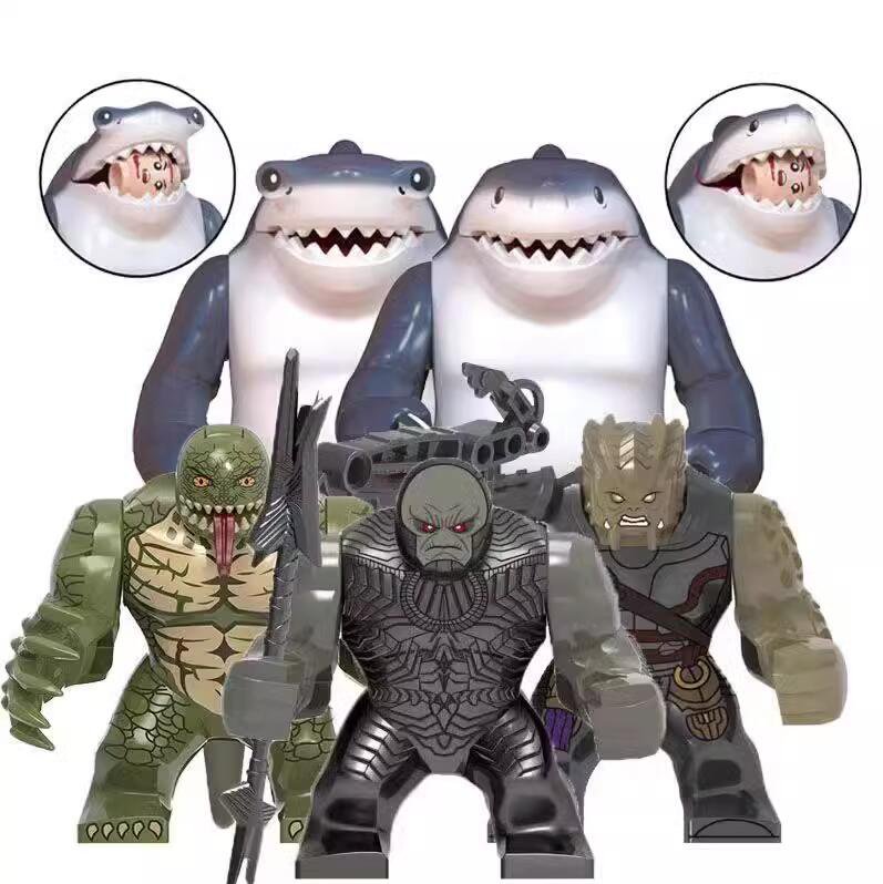 The Suicide Squad and Black Dwarf Darkseid Minifigures Lego Compatible Super Heroes Set