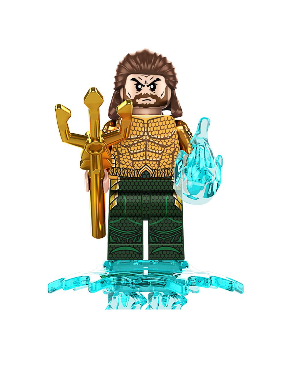 New Aquaman Minifigures Lego Compatible Aquaman 2 Minifigure