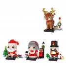 Santa Claus Mrs.Claus Reindeer Minifigures Lego Compatible Christmas Building Blocks Sets