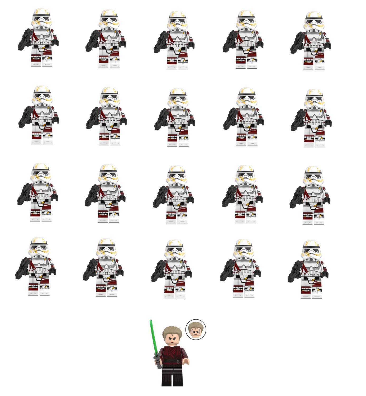 21pcs Guard Thrawn Morgan Elsbeth Minifigures Lego Compatible Ahsoka 2 Set