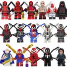 16pcs Watchers Deadpool Amazing Spider-Man Venom Minifigures Lego Compatible Super Heroes Set