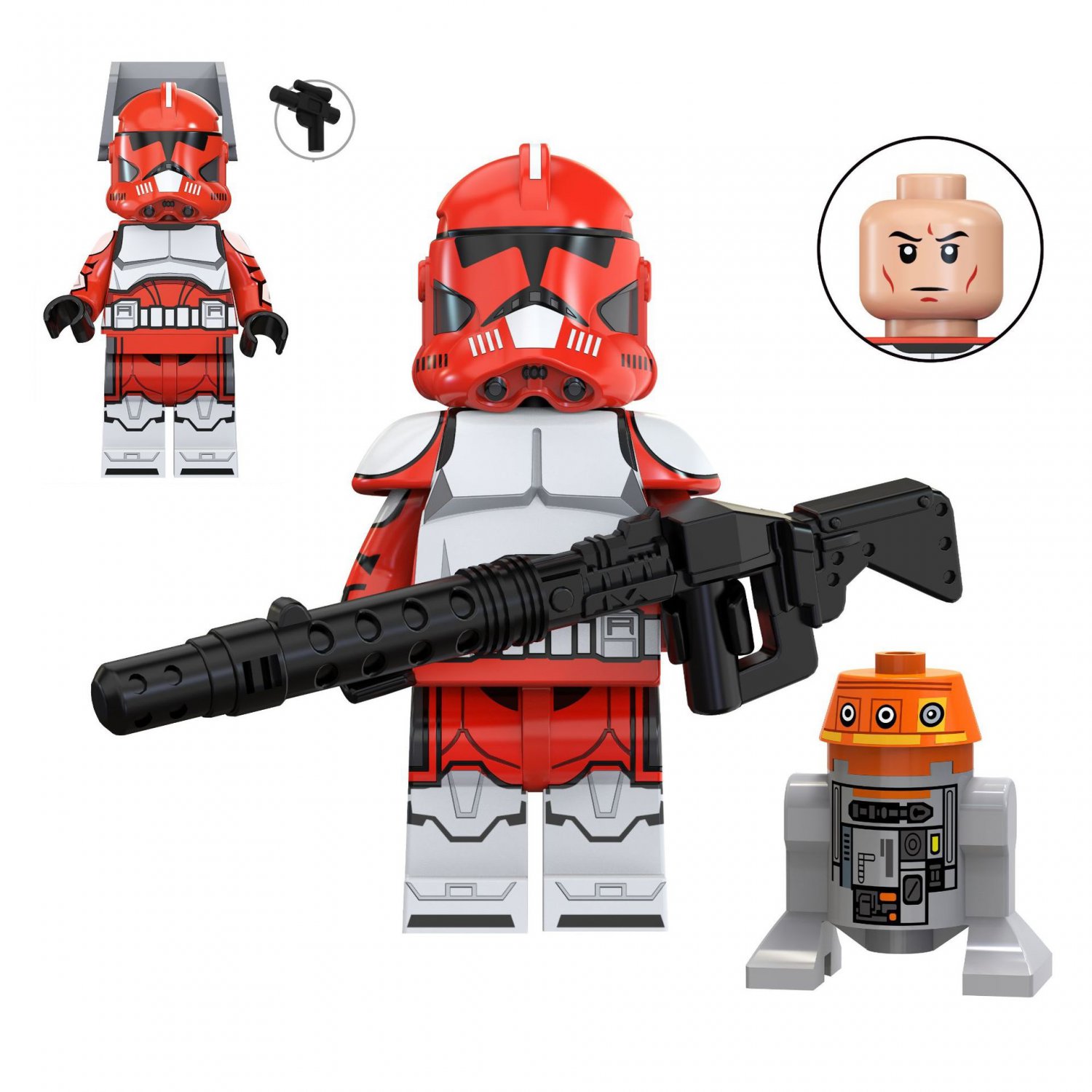 Commander Fox Minifigures Lego Compatible Ahsoka TV Minifigure
