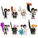 Yamamoto Unohana Retsu Kusajishi Yachiru Kurosaki ichigo Minifigures Lego Compatible Bleach Set