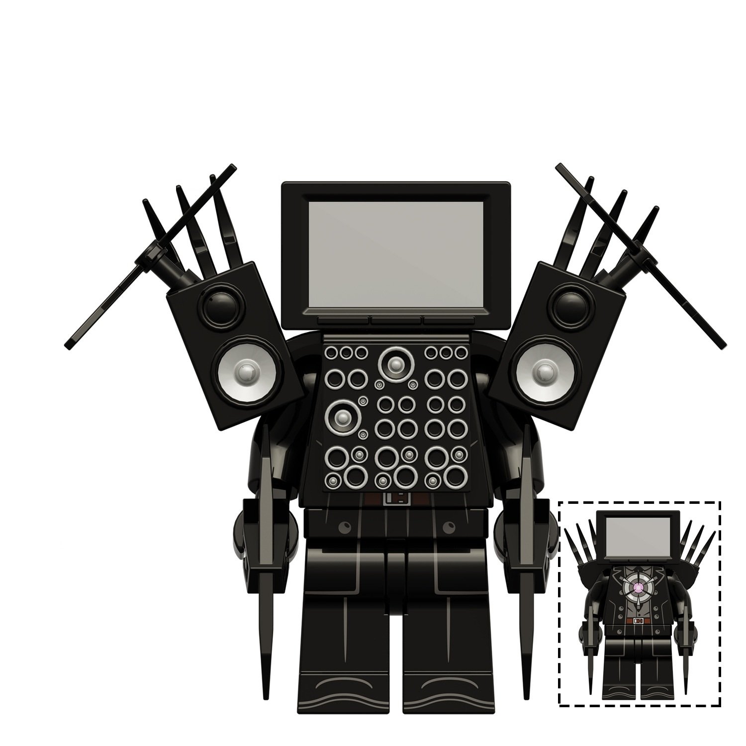 Titan TV Man Minifigures Lego Compatible Toy