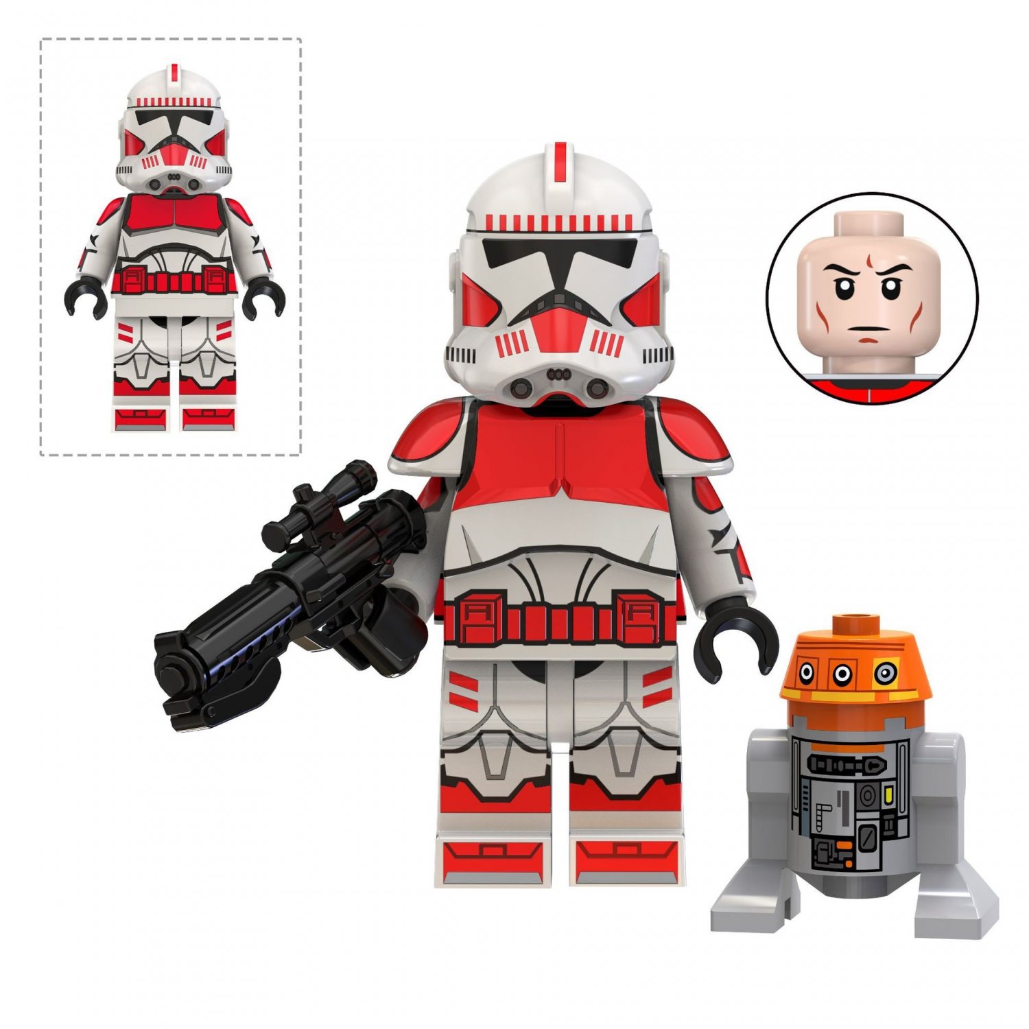 Clone Shock Trooper Minifigures Lego Compatible Star Wars Set