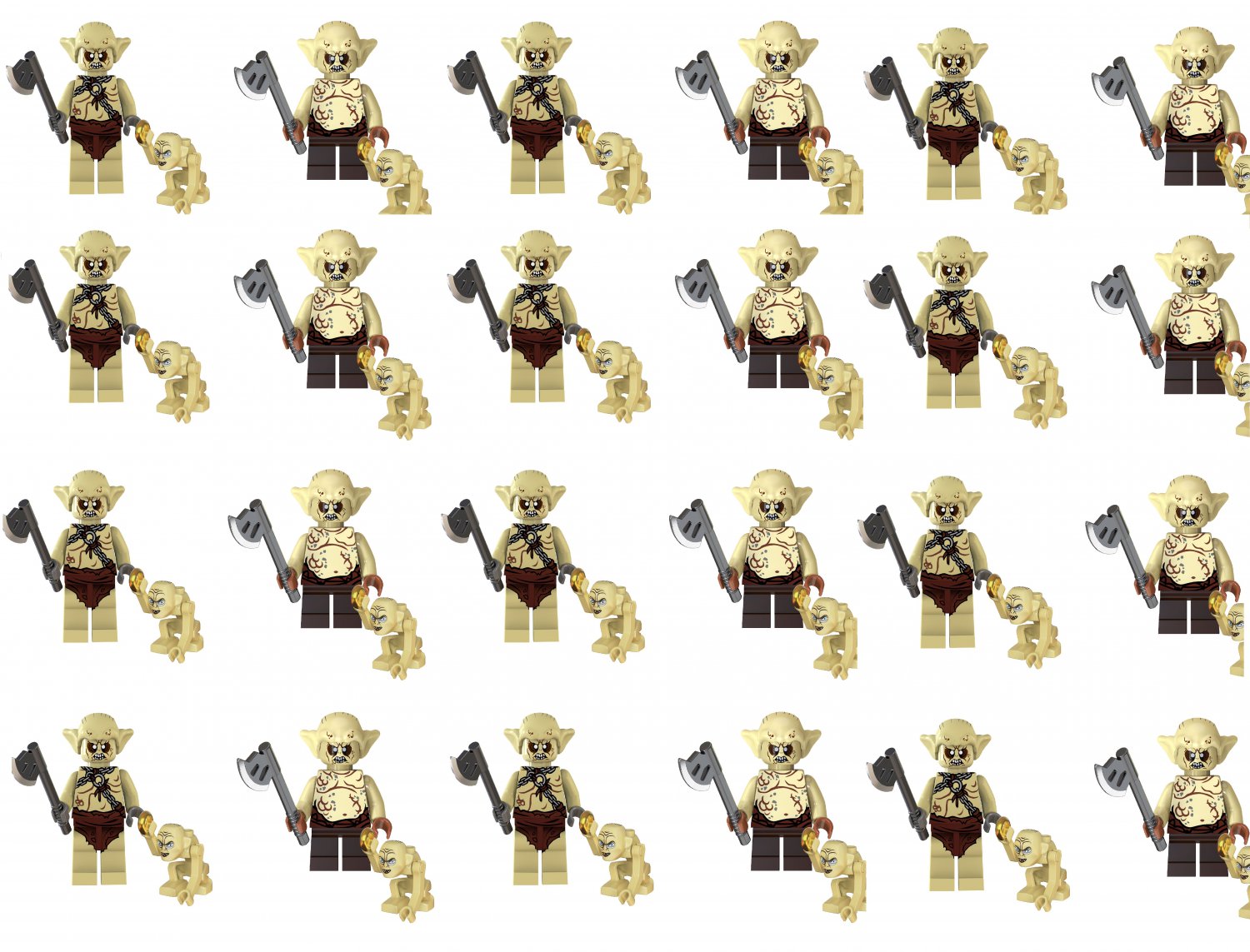 24pcs Goblin Minifigures Lego Compatible The Lord of the Rings Set