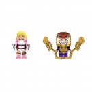 Gwenpool and M.O.D.O.K. Minifigures Lego Compatible New Super Heroes Set