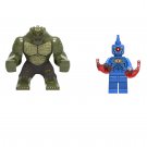 Brother Eye and Killer Croc Minifigures Lego Compatible Super Heroes Set