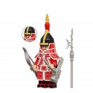 Inlaid with red flags Minifigures Lego Compatible China Qing Dynasty Minifigure