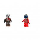 Christmas Costumes Mandalorian and Jango Fett Minifigures Lego Compatible Star Wars Set