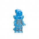 Blue Alien Minifigures Lego Compatible Alien Minifigure