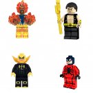 Tarantula Iron Fist Namor Human Torch Minifigures Lego Compatible Heroes For Hire Set