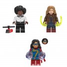 Spectrum Ms.Marvel Carol Danvers Minifigures Lego Compatible Superhero Movie Set