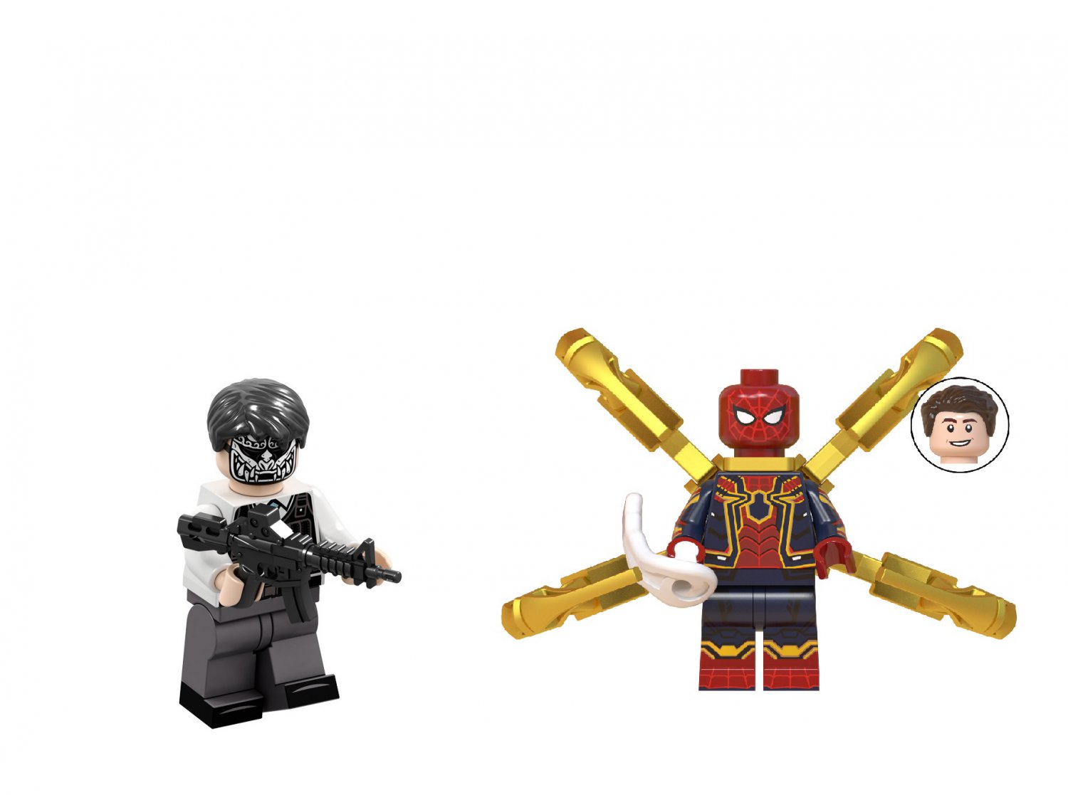 Inner Demons VS Spider-Man Minifigures Lego Compatible Superhero Set