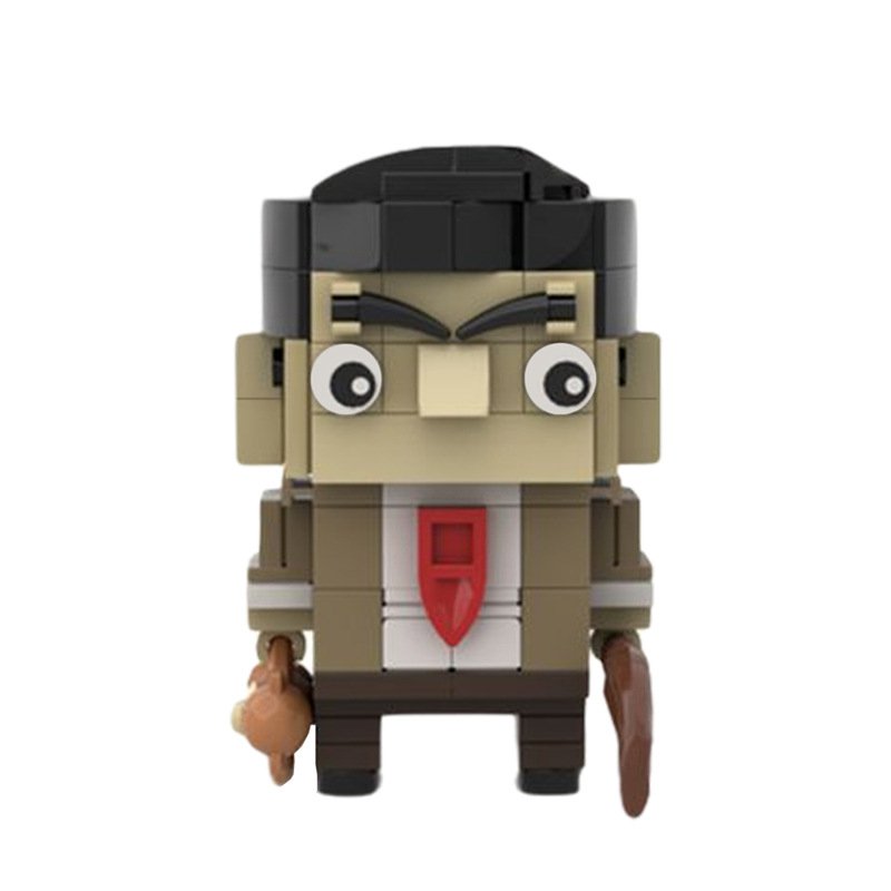 Mr. Bean Big Head Minifigures Lego Compatible Toy