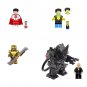 Invincible Omni man Thanos Rhino Minifigures Lego Compatible Superhero Sets