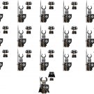 16pcs Knights Hospitaller Soldier Officer Minifigures Lego Compatible Medieval Knight Set