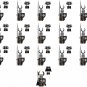 16pcs Knights Hospitaller Soldier Officer Minifigures Lego Compatible Medieval Knight Set