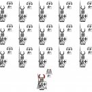 16pcs Teutonic Knights Soldier Officer Minifigures Lego Compatible Medieval Knight Set