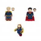 Homelander Superman Captain Marvel Minifigures Lego Compatible Super Heroes Set