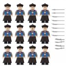 12pcs Qing Dynasty Imperial Guard Minifigures Lego Compatible Military Set
