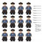 12pcs Qing Dynasty Imperial Guard Minifigures Lego Compatible Military Set