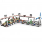 Factory automation production line Minifigures Lego Compatible City Streetscape Set