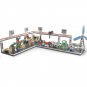 Factory automation production line Minifigures Lego Compatible City Streetscape Set