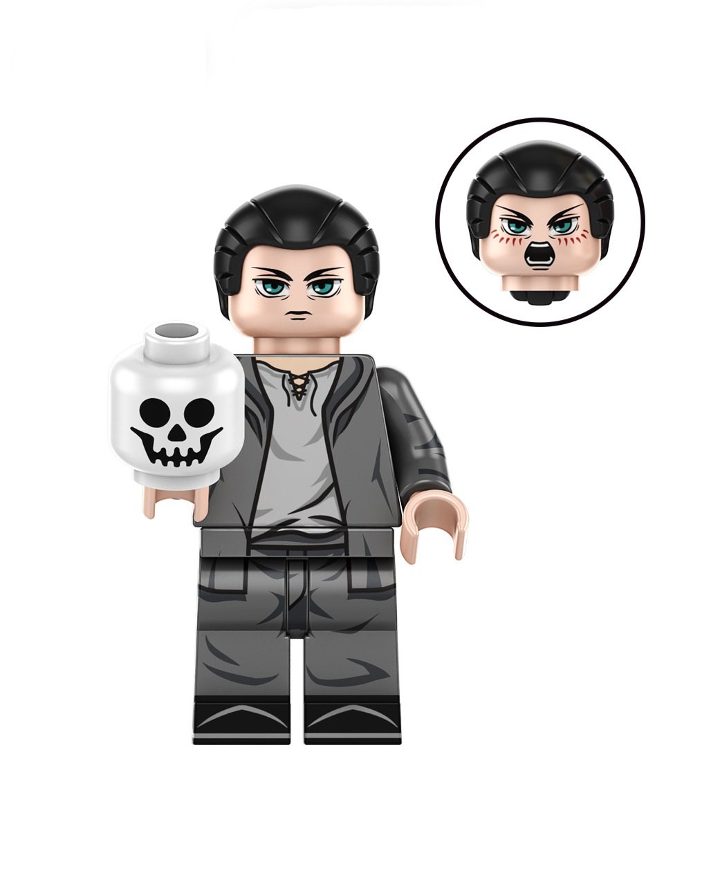 Eren Jaeger Minifigures Lego Compatible Attack On Titan Minifigure