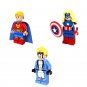 Hyperion Cannonball Female Captain America Minifigures Lego Compatible Superhero Movie Set